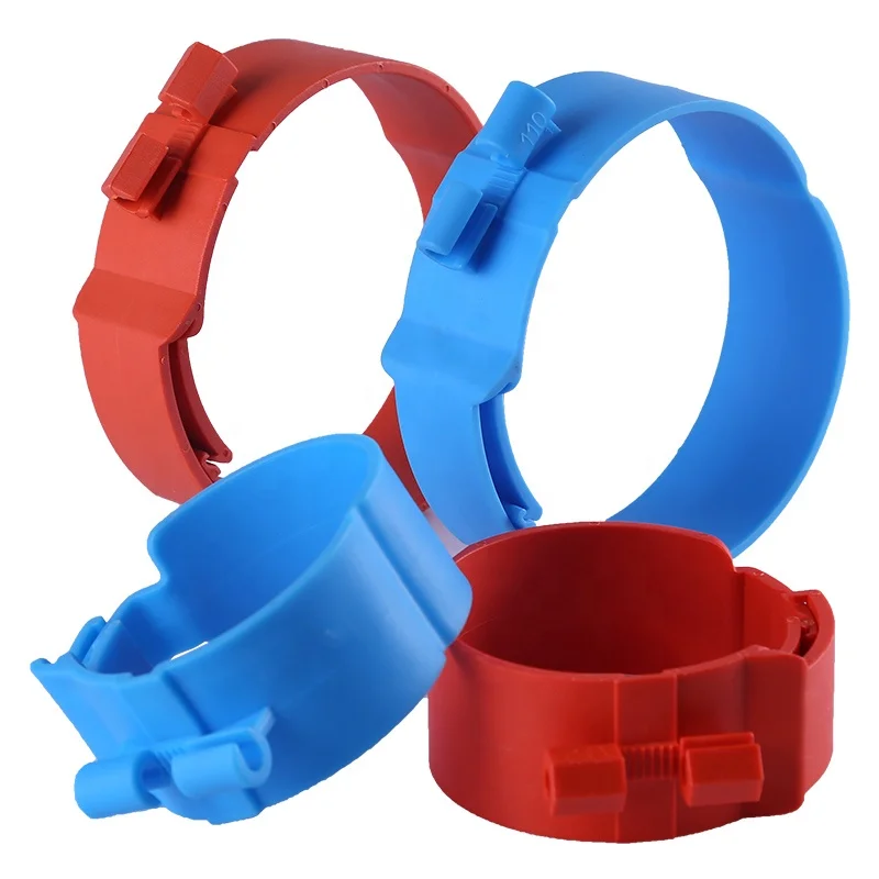 Nylon tube clamp fixing central air conditioning copper tubes buckle Plastic pipe buckle pipe clamp