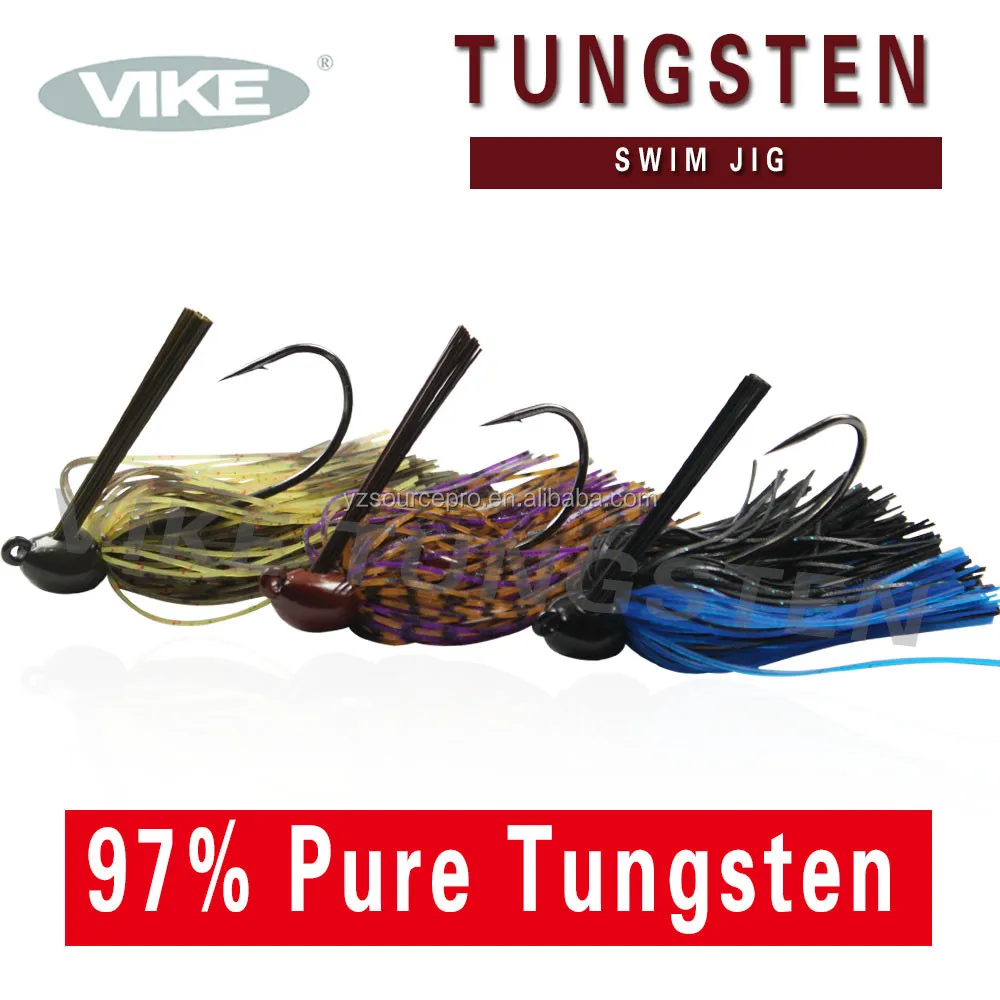 38TMJ-68 fishing tungsten swim jig with #3/0 hook 3/8 oz. (10.6g) pb&j color 1pk