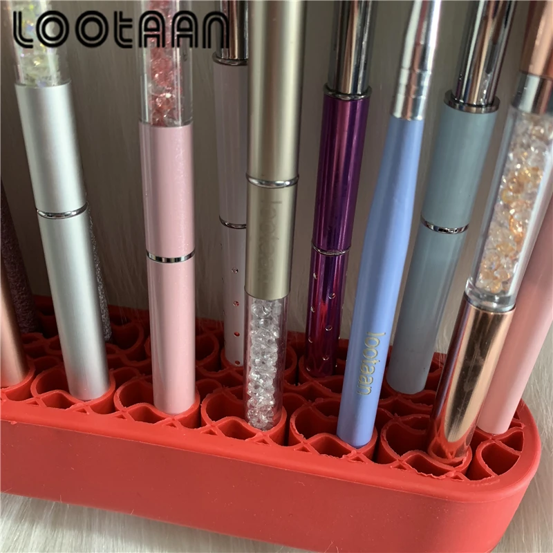 2019 New Design Silicone Makeup Brush Holder Professional Cosmetic Display Box
