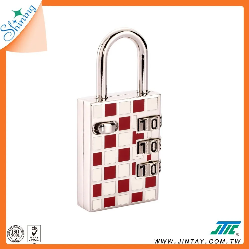 
Shining 3 Numbers Combination Padlock / Lock with USB Drive 