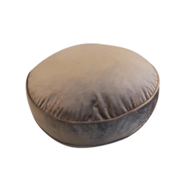 Velvet Ottoman stool with Foam fillings made in chnia cheap seat meditation cushion floor sofa outdoor massage cover