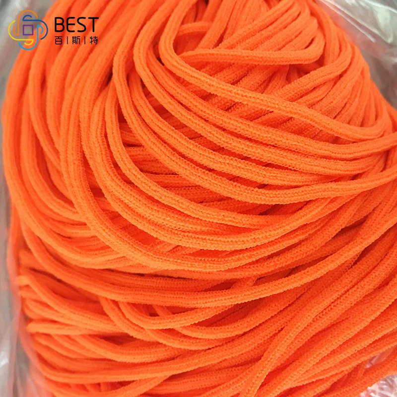 Gold Supplier 2.5MM Custom Round Polyester Color Elastic Band For Dust