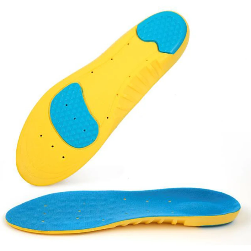 Suction sweat breathable damping comfort running soft basketball padded sports insoles