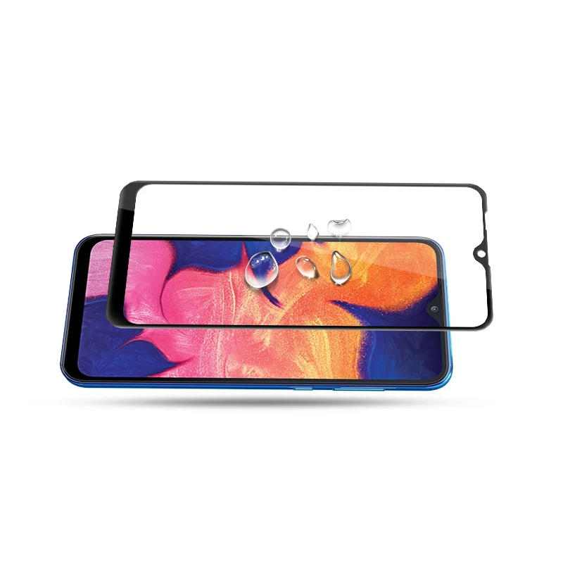 
9H tempered glass mobile phone anti shock screen protector film For Samsung A10 
