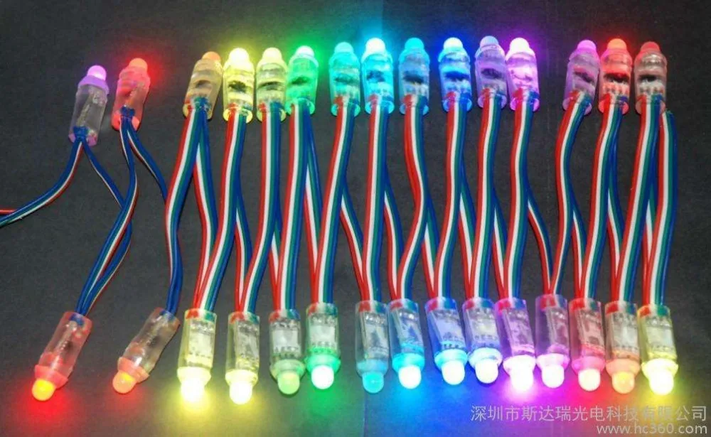 
Hot-selling waterproof RGB led dmx pixel DC5V ws2811b light 