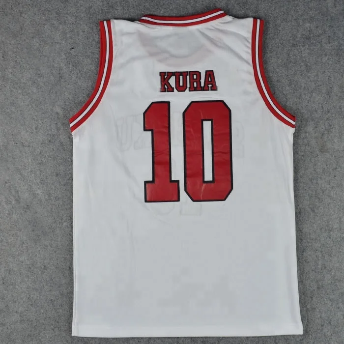 High Quality Custom Team Name Number Basketball Jersey Color Design Basketball Uniform Embroidery for Men Patch White Red Black