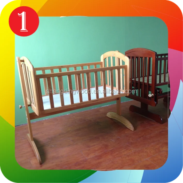 
Soild wood Baby Swinging Crib /Wooden Baby Cradle 
