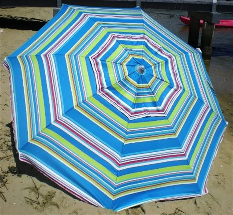 Dia 180cm standard size stripe sun garden parasol beach umbrella
