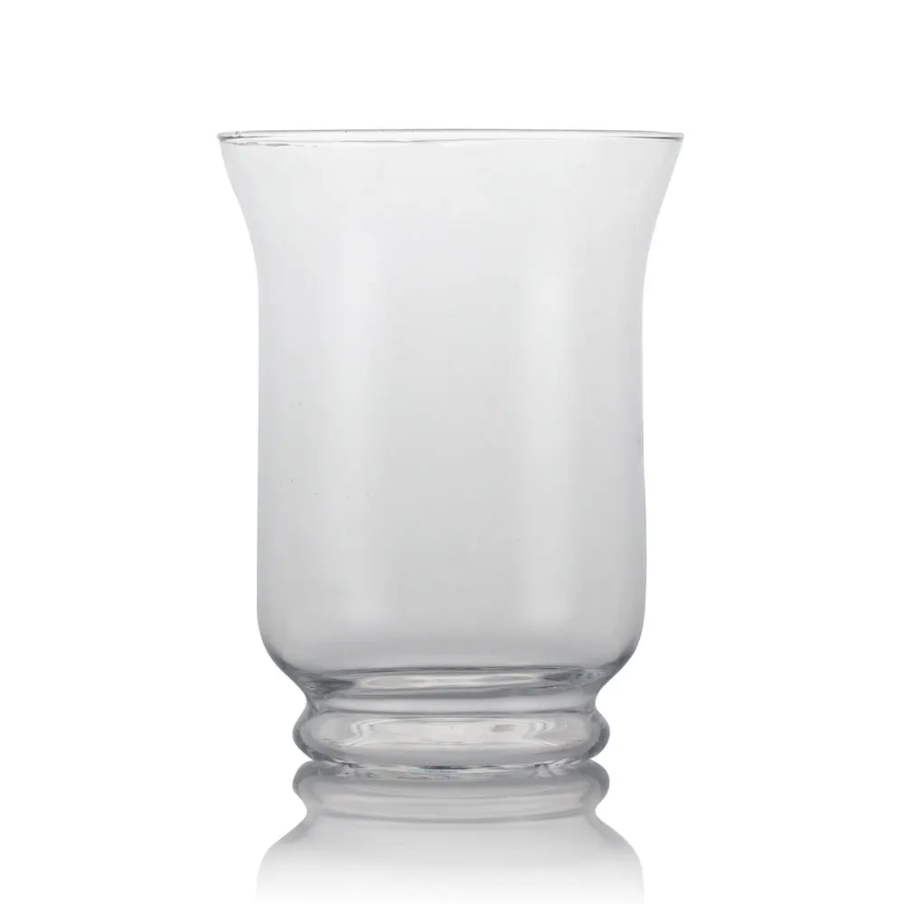 clear 30cm tall glass hurricane candle holders
