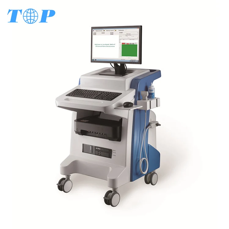 TOP-A1040 denitometer bone, автоматический ультразвуковой костный денситометр на колесиках