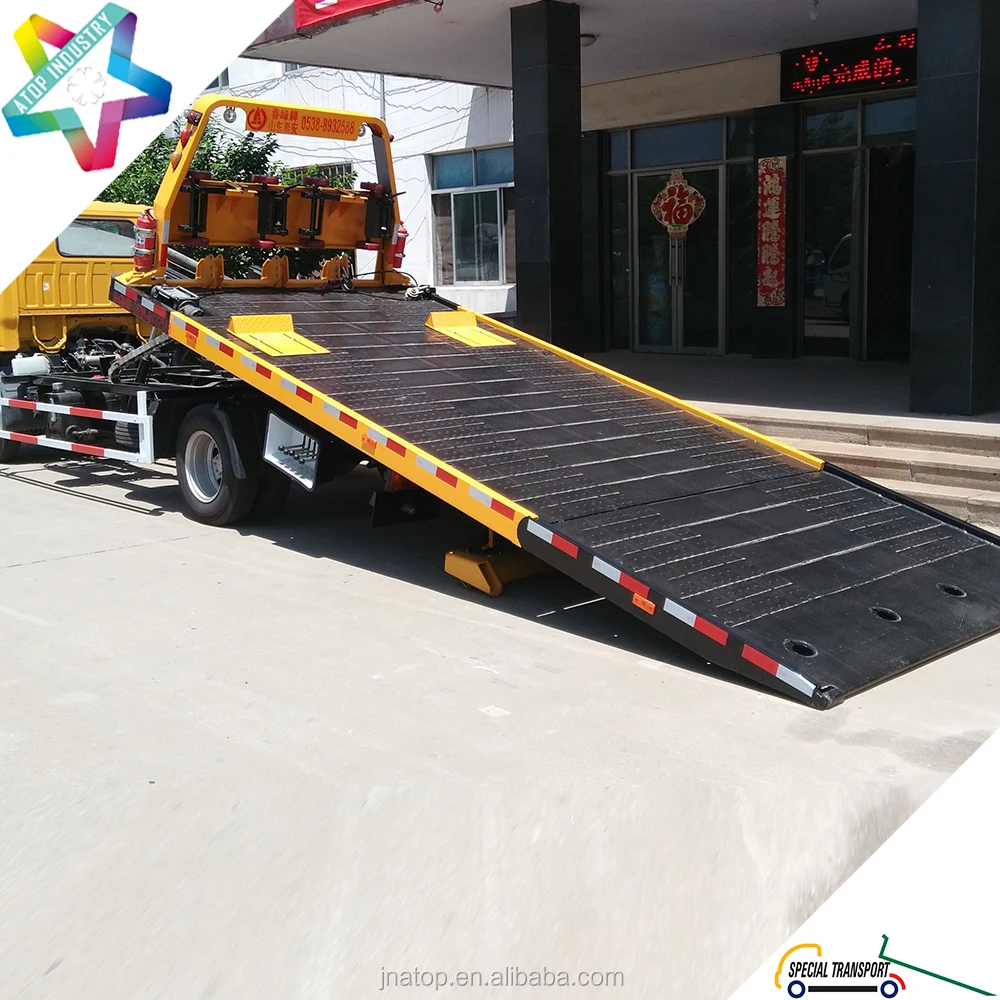 ATOP 600P NPR chassis car carrier tow truck middle duty hydraulic car rescue rollback truck tow truck hydraulic