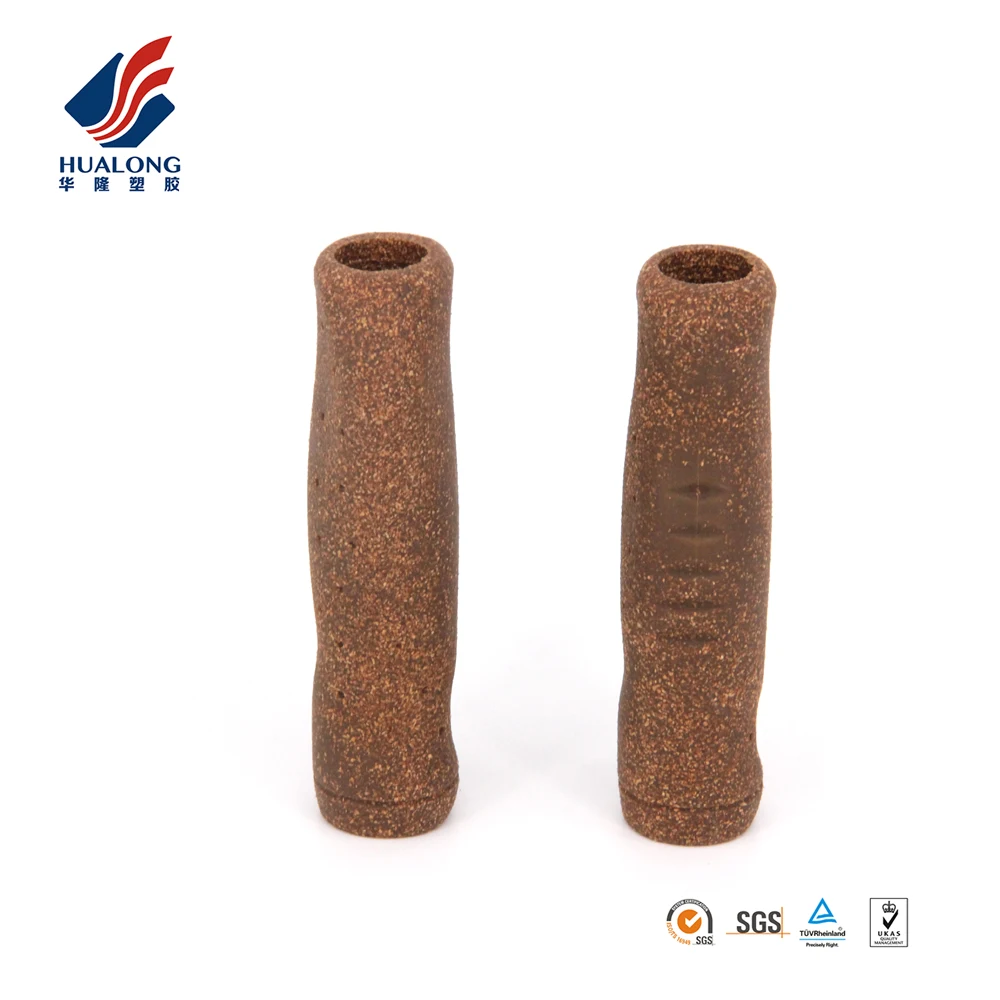Ningbo HUALONG Bicycle Grip HL-G302 CORK Grips TPR Rubber Material