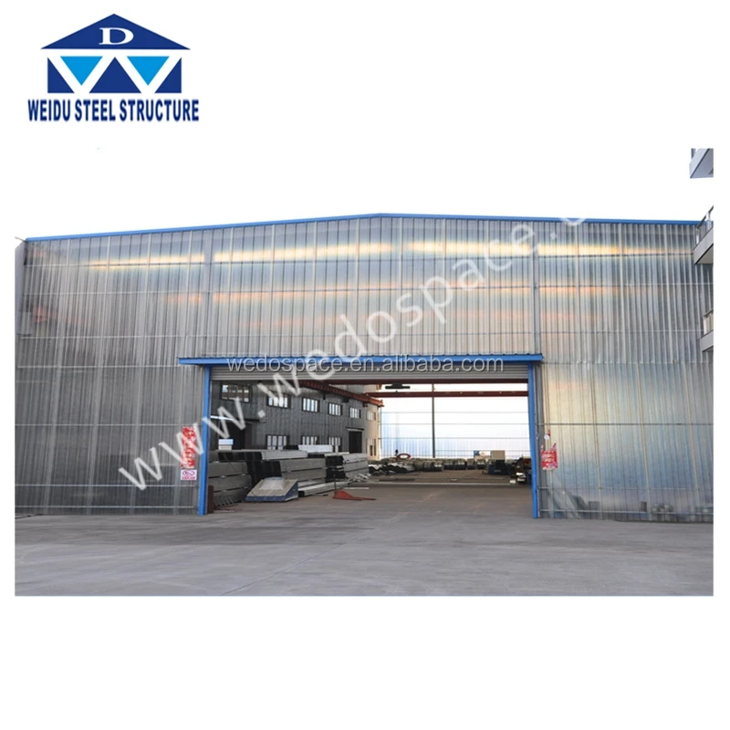 
High floor steel prefabricated workshop 