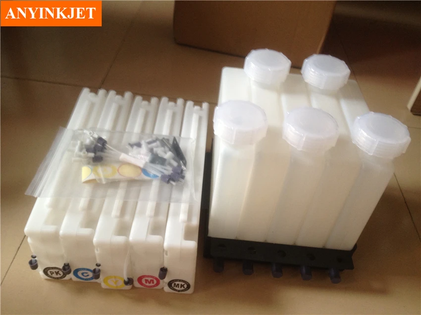 bulk ink system with one time chip for Epson T3000 T5000 T7000 T3070 T5070 T7070 T3200 T5200 T7200 T3270 T5270 T7270 printer