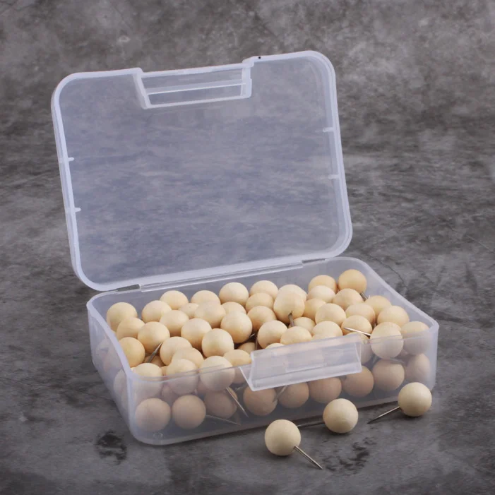 Wholesale wooden round head push pin with good price