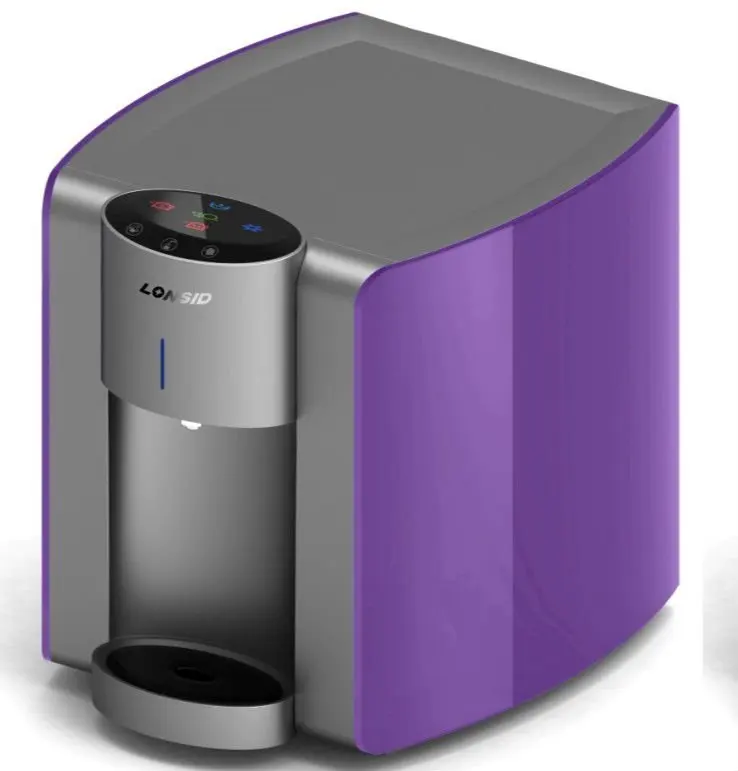 TFT touch panel mini desktop temperature controllable water dispenser