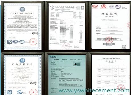 Best whiteness 90 hunter 625 grade calcium sulphoaluminate cement white csa cement