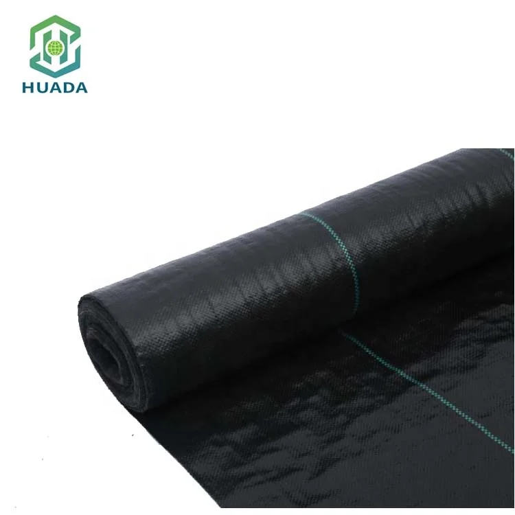 Agricultural Plastic PP Fabric Woven Geotextile Anti Weed Mat Ground Cover