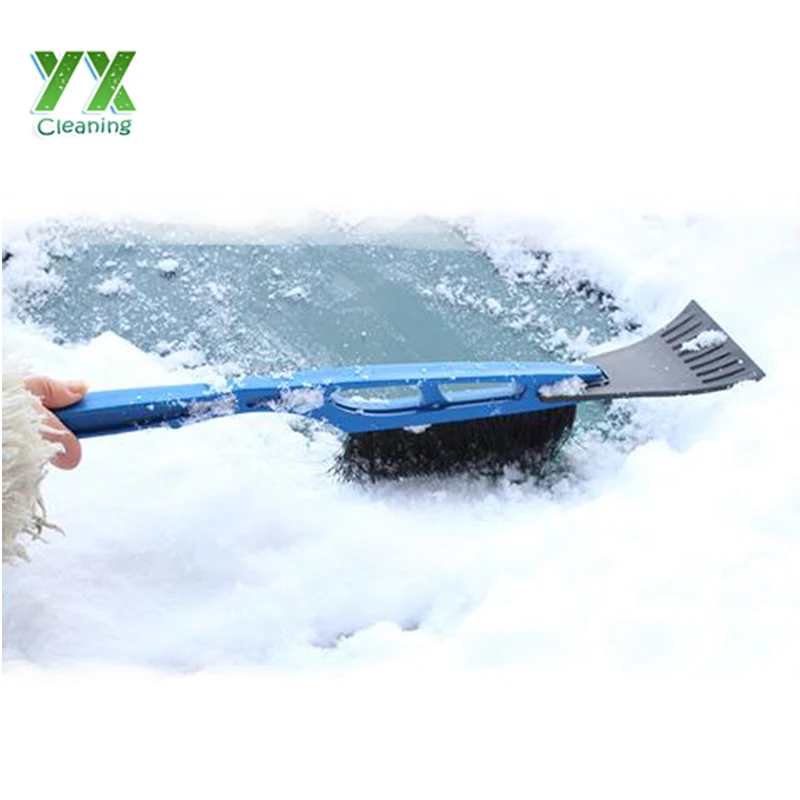 Снежная щетка, пластиковый скребок для льда для автомобиля