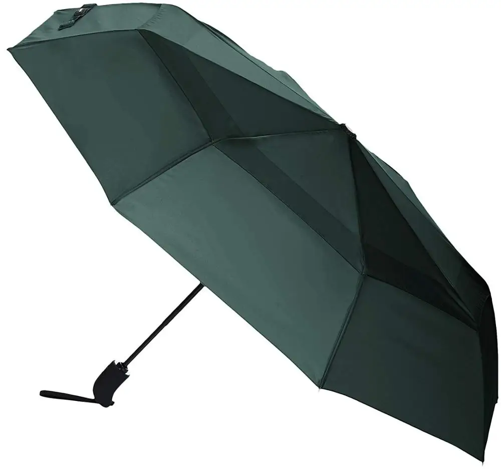 42inch Canopy automatically opens/closes at the touch of a button Umbrella with Wind Vent