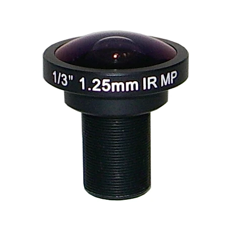 Объектив Системы видеонаблюдения высокого разрешения, объектив видеонаблюдения, популярный в Европе, объектив «рыбий глаз» М12 3 Мп, 1,25 мм, формат 1/3 дюйма
