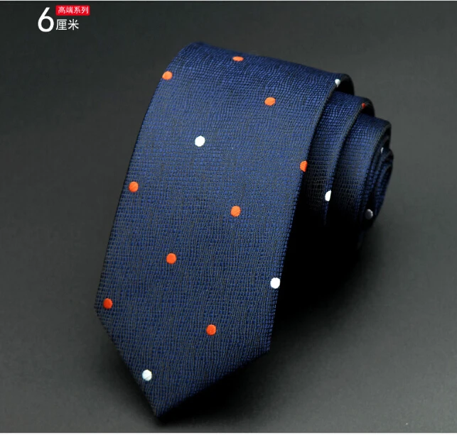 
S11265A High quality Korean style Custom Mens Skinny Checks Silk tie 