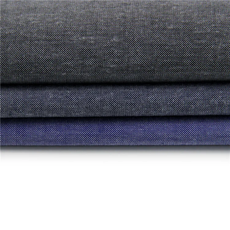 
linen cotton yarn dye oxford shirting fabric 