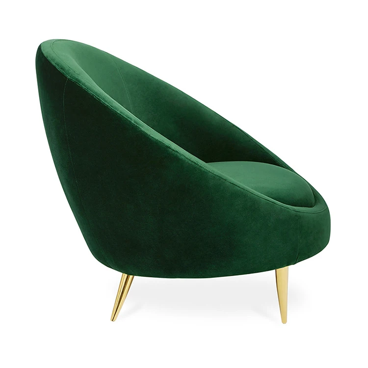 Leisure fabric single egg shaped sofa chair