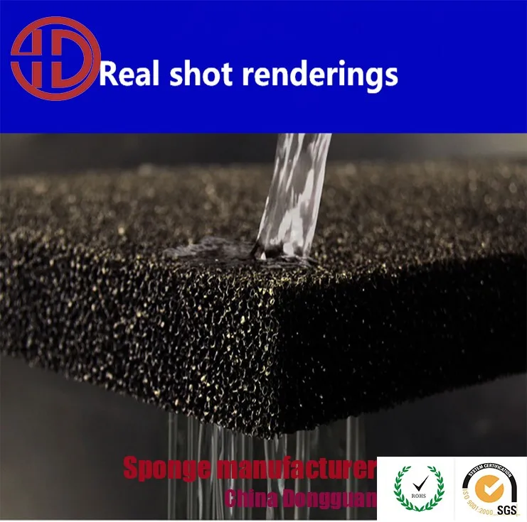 Porous polyurethane aquarium filter foam ppi