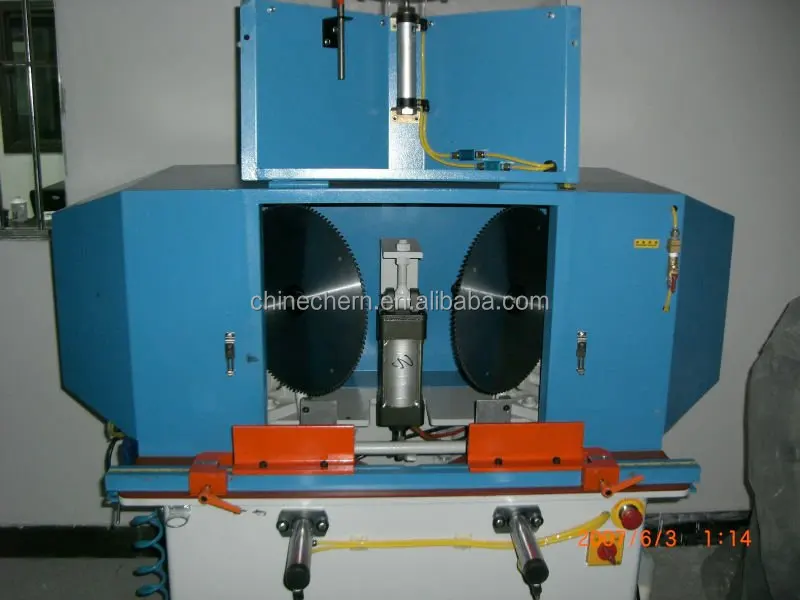 
45 degrees Double-Blade aluminum material beveling cutting machine 