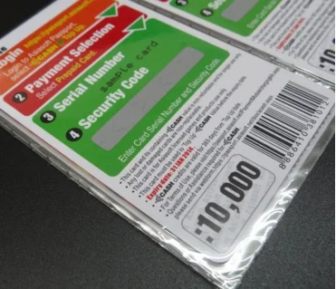 Скретч-карту телефона для оптовых