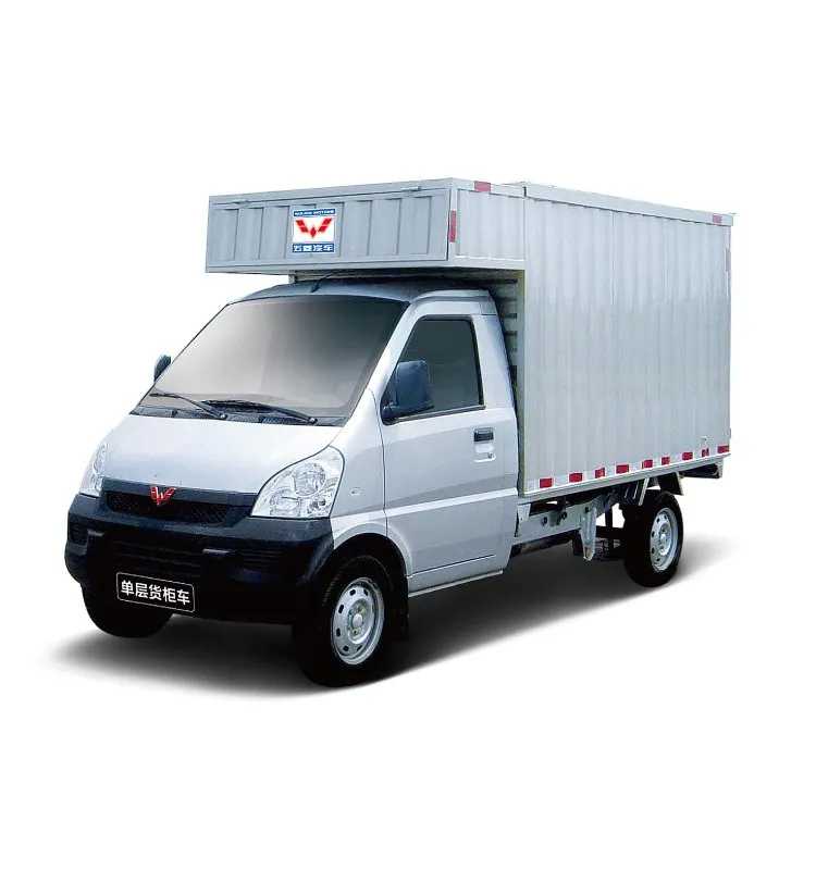 hot selling wide vision safety Single-cab van type box truck