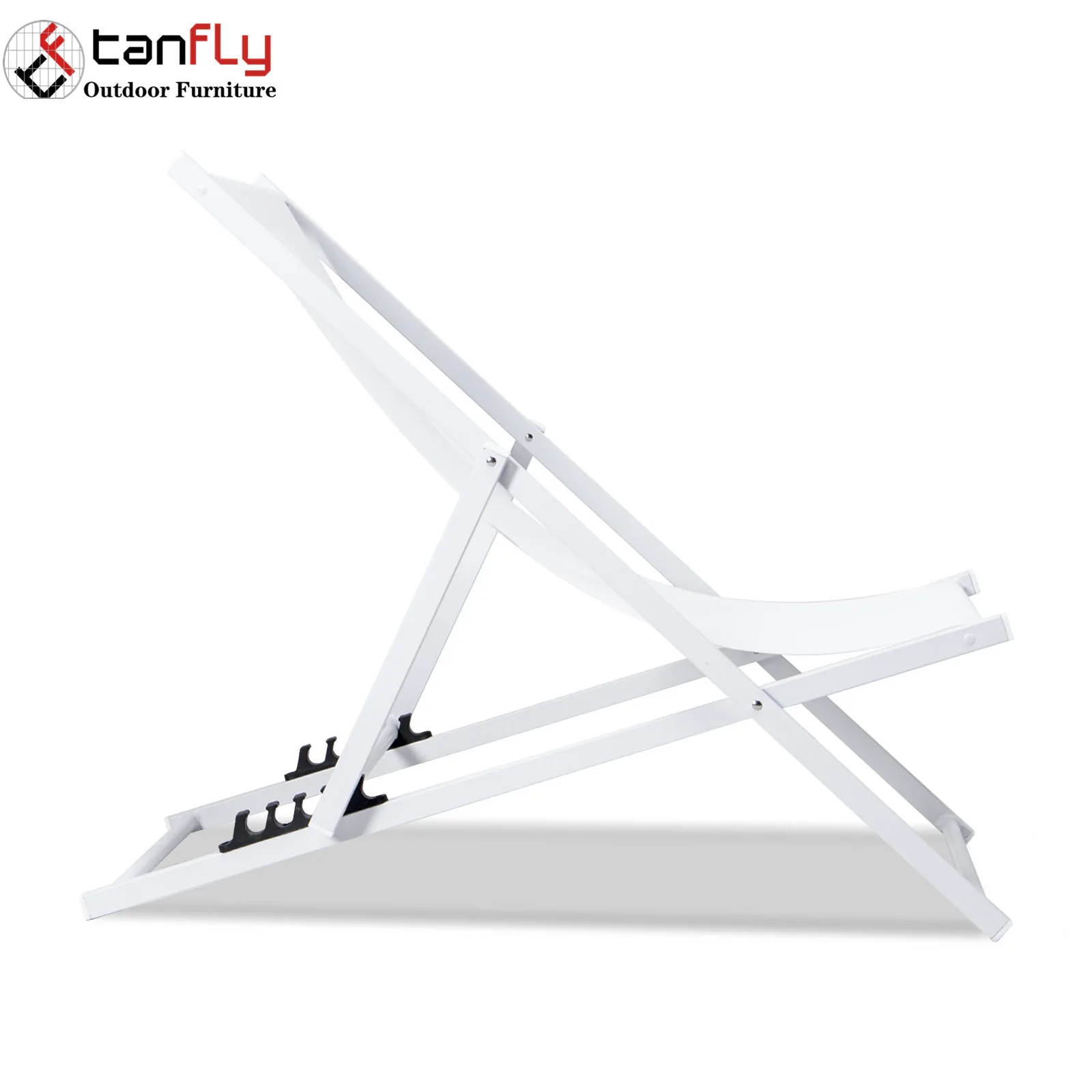 Aluminum Folding Beach Canvas Polyester Beach Chair Sun Lounge Deck Chair