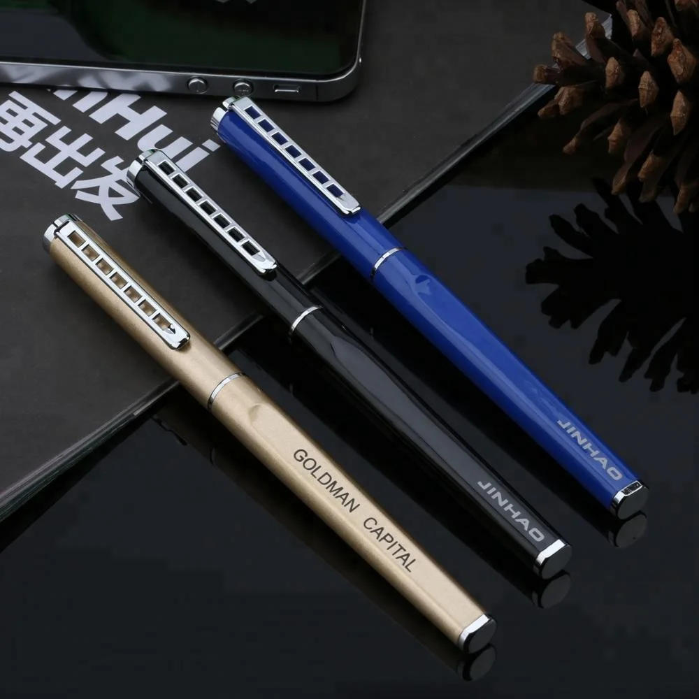 China Factory Custom Logo Metal Roller Tip Pen