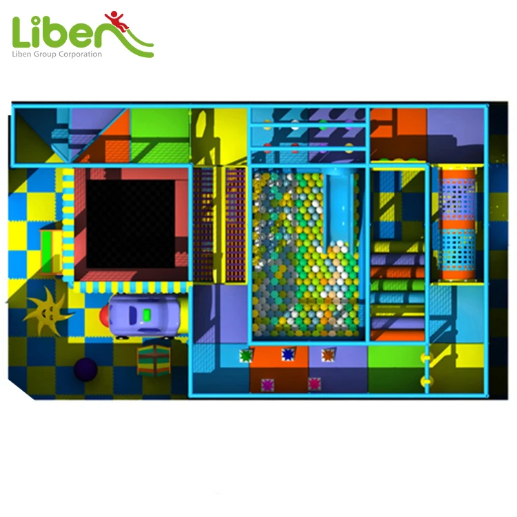 CAD Drawing Offer Car Type Plastic Inflatable Indoor Kids Happy House Amusement Play Park of Free Design Structure Construction