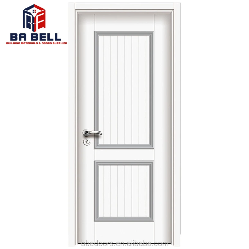 Modern Bangladesh pvc toilet door mdf pvc bathroom plastic interior door