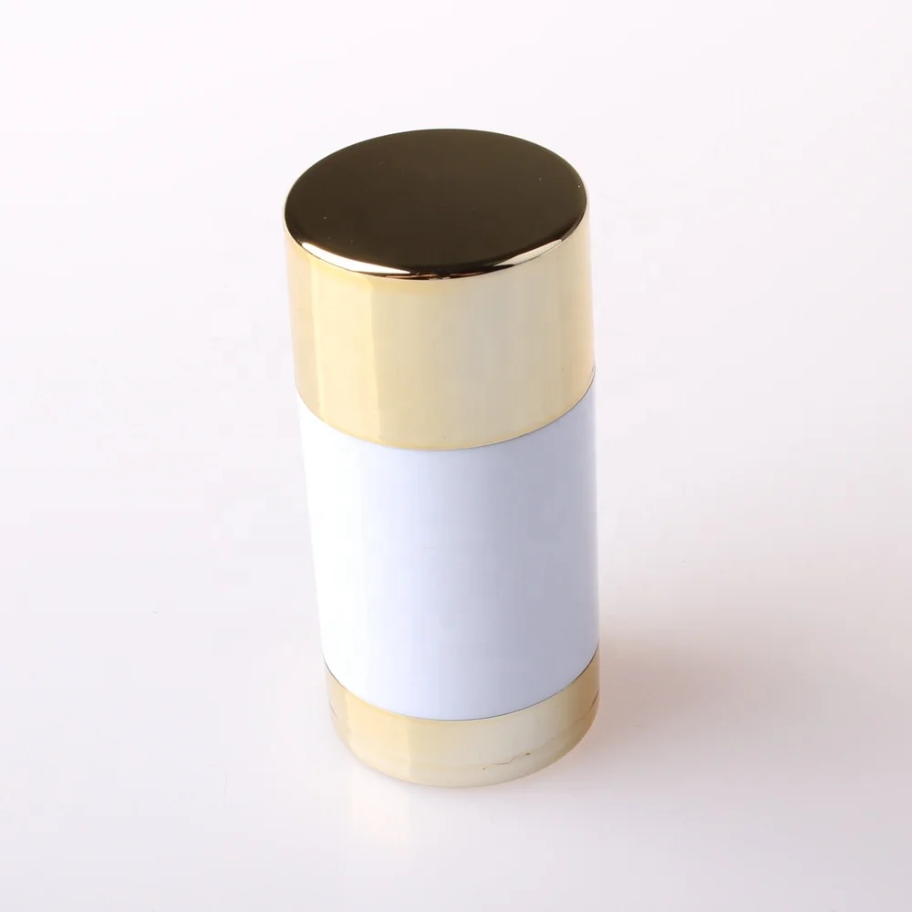 75ml clear plastic round gel deodorant stick container packaging