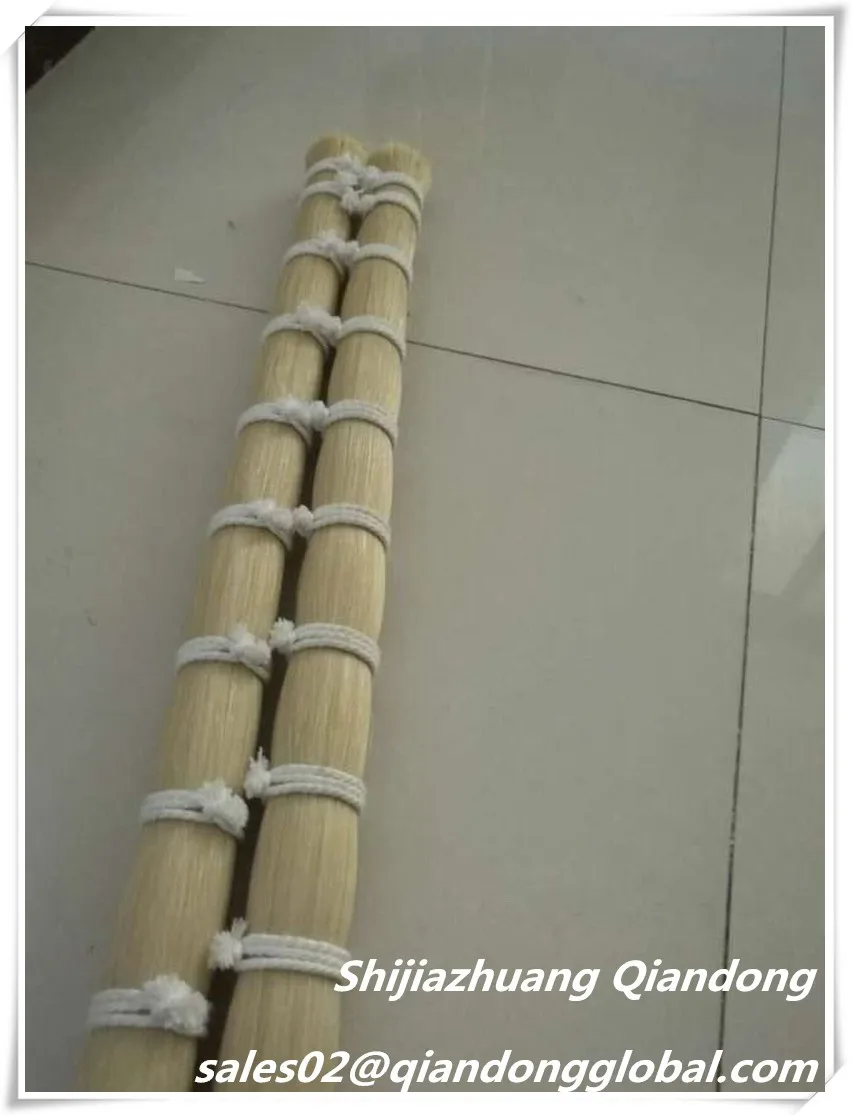 
Unbleached Mongolia 29inch 100% Natural Horse Hairs For Violin Bowhairs 