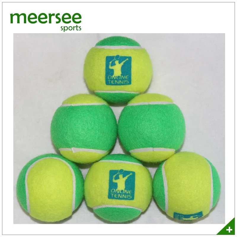Orange & Yellow Standard 2.5 Inches Stage 2 personalized tennis ball