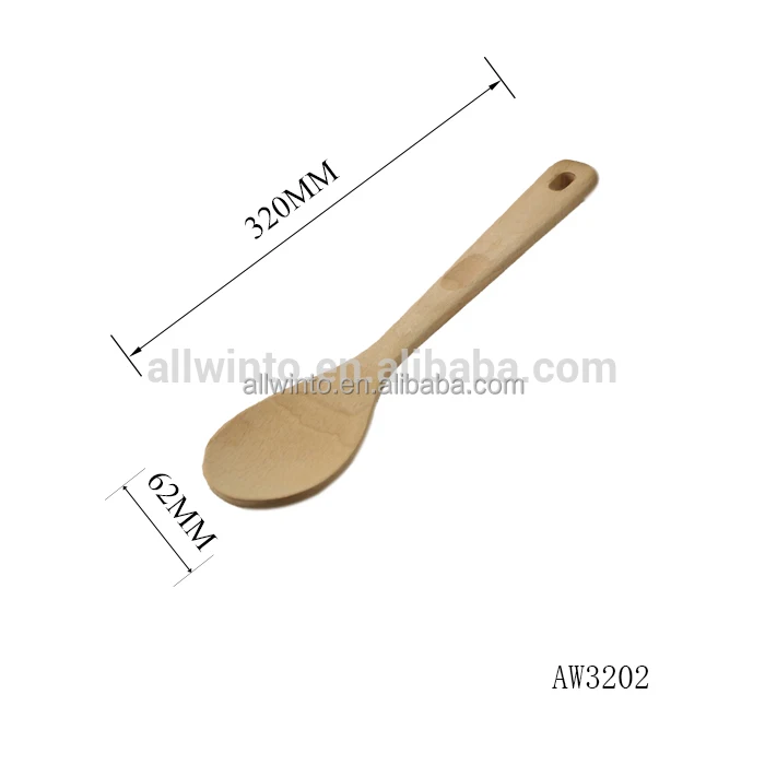 Kitchen Accessories Cheap Flat Wooden Spoon With Long Handle