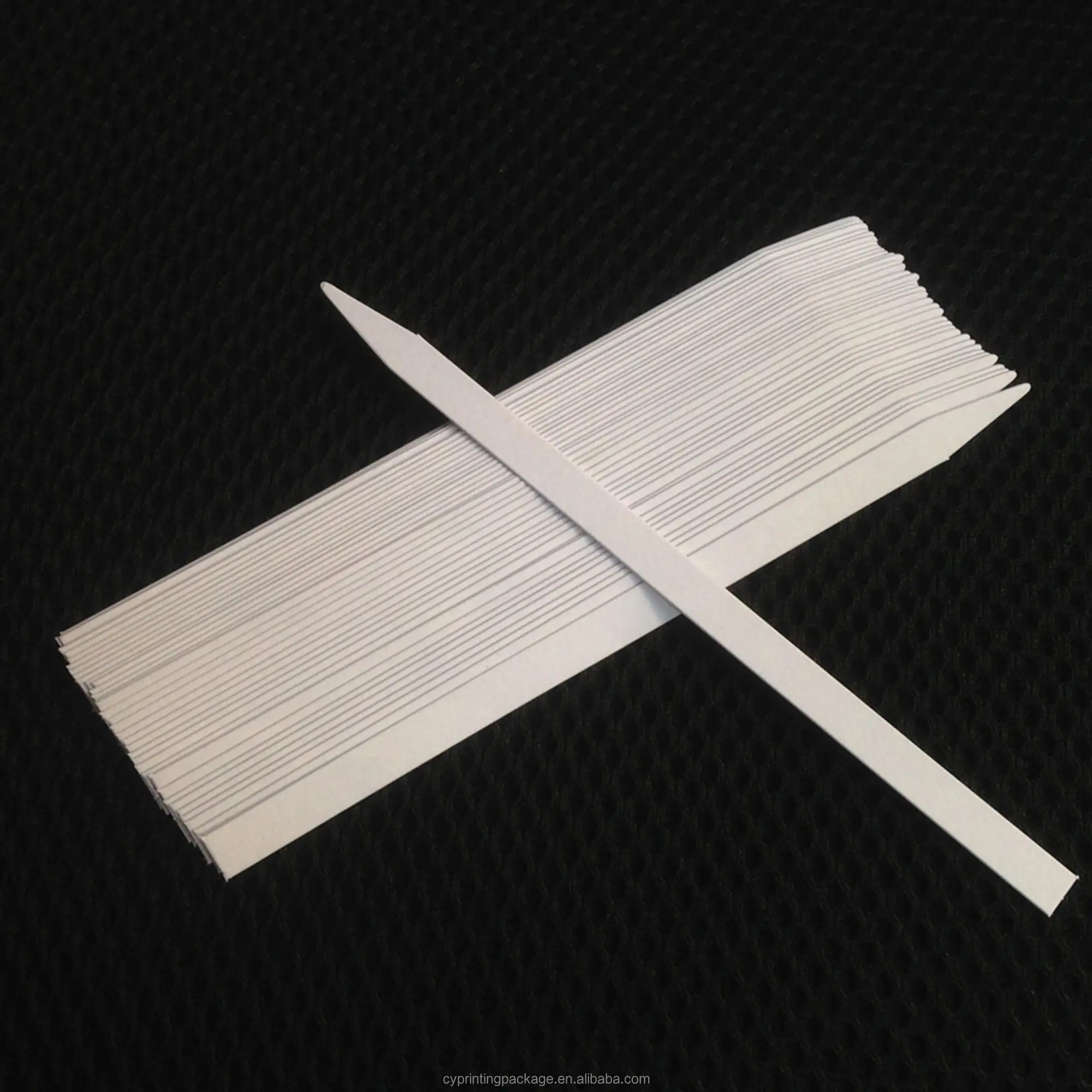 High quality blank sharp end perfume test paper scent strip