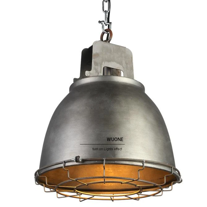 Vintage Food Warmer Cage Pendant Lamp Style Iron Retro for Restaurant Bars Lodgings Home European Energy Saving Residential