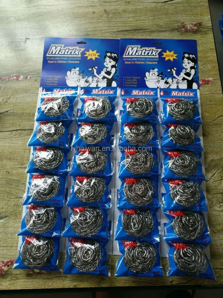 metal factory price Metallic Scourer,steel scourer wool,iron sponge