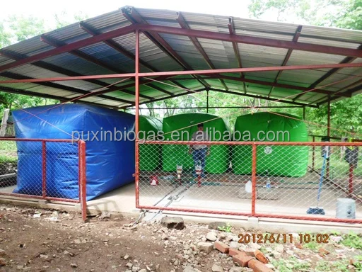 PUXIN 1-м3 легкоустанавливаемый баллон для хранения биогаза