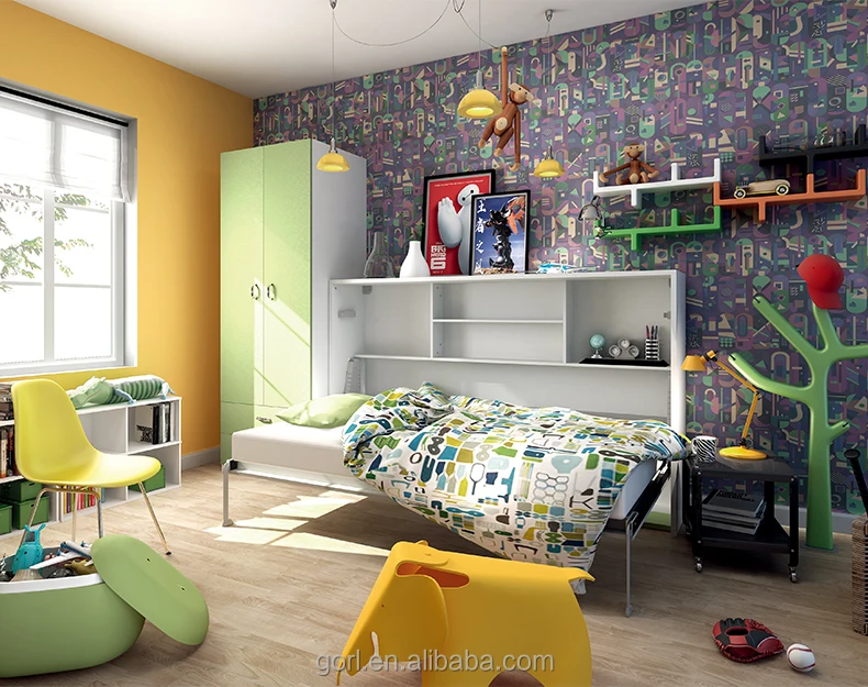 hot sell folding trundle bed,pull down wall bed,hidden wall sofa bed mechanism CF124/SZ-CF124/SZ/SF