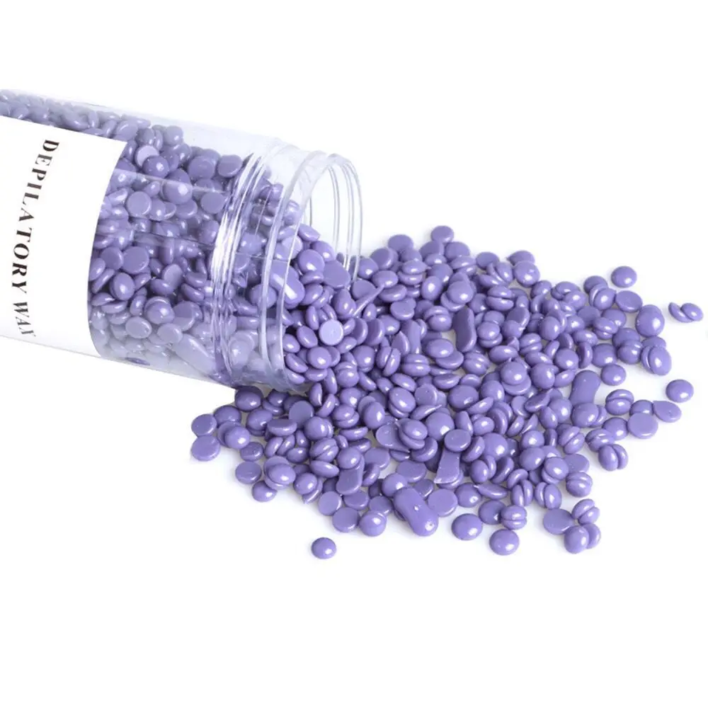  Private label Rose Flavor Wholesale Depilatory Hard Wax Pearl Beans Hair Removal For