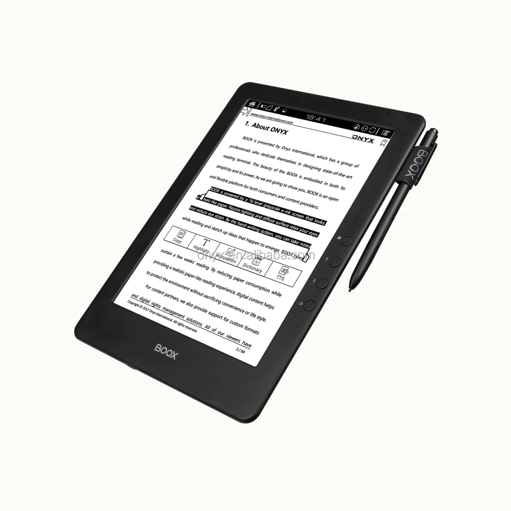 Touch Screen E Ink Reader High Quality E Book Reader E Ink Ebook Reader 9.7