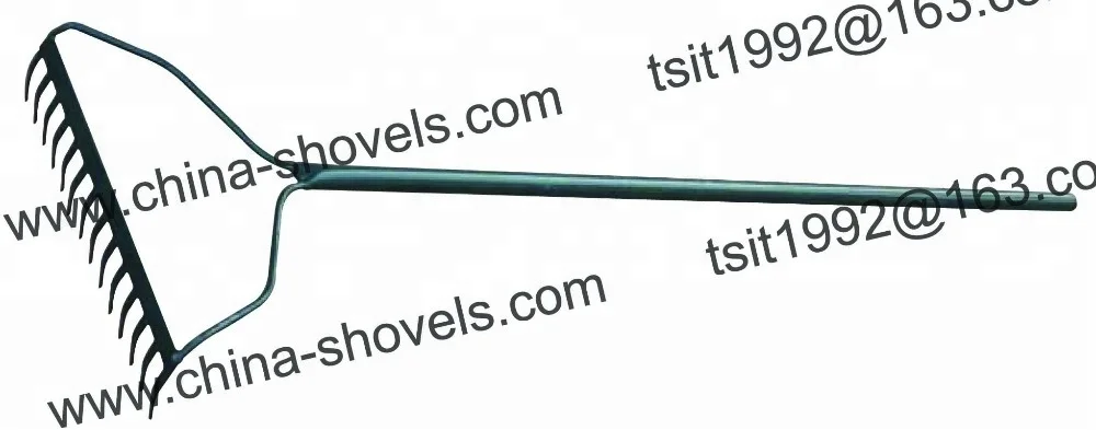 
Long fibreglass handle farm tools garden grass leaf rake 