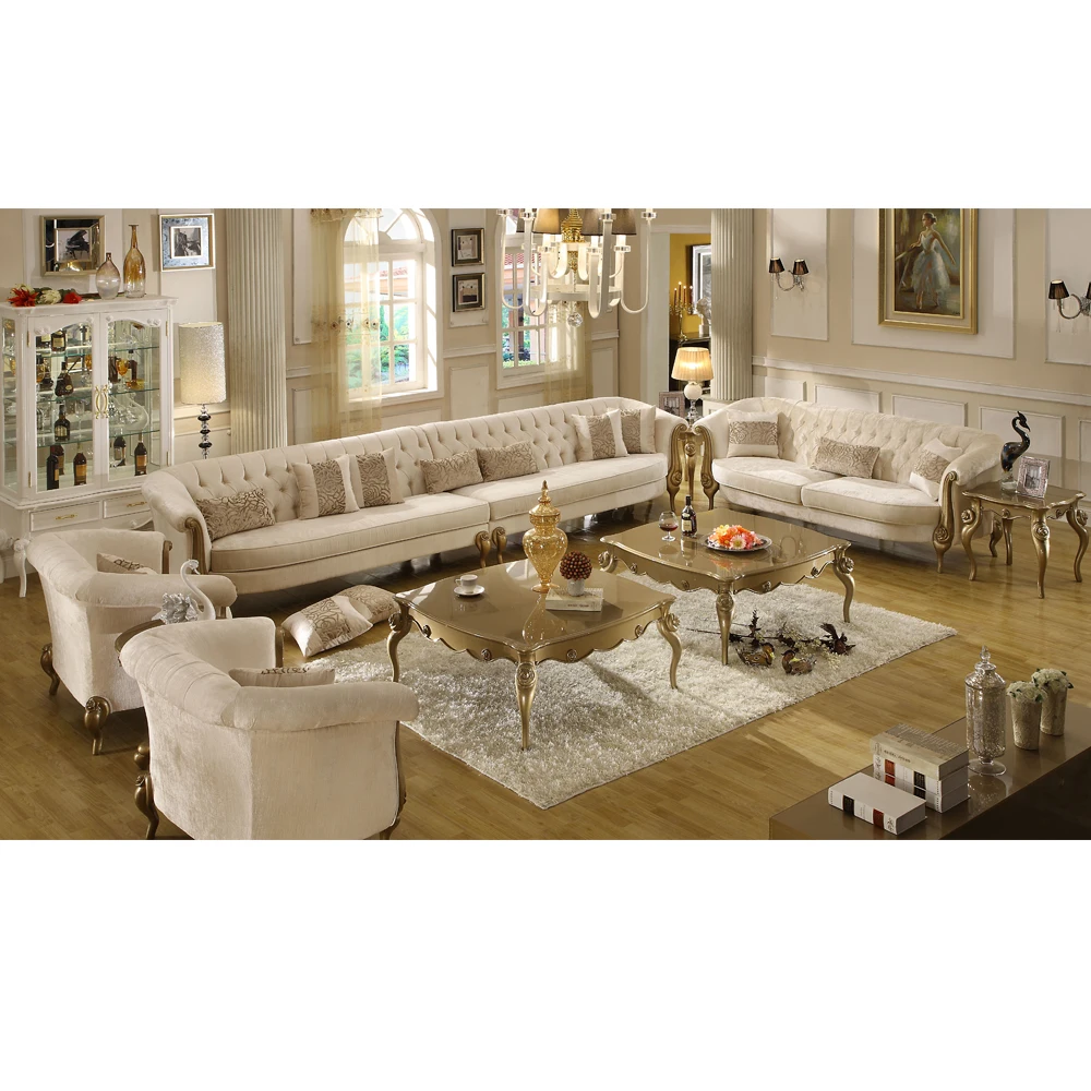 American-style top luxury furniture new arrival modern fabric corner sofa