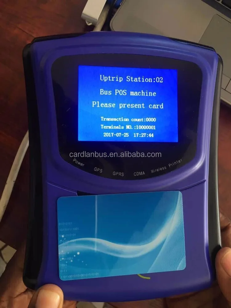 Bus validator with QR scanner can 1D Barcode /2D QR Code for Quick payment or ticket Pass validation